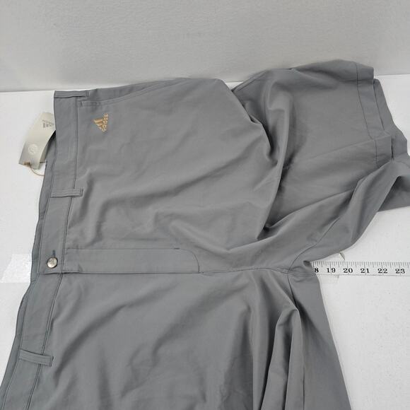 NWT Adidas golf shorts big and tall mens size 52 gray chino 5464 - Picture 8 of 12